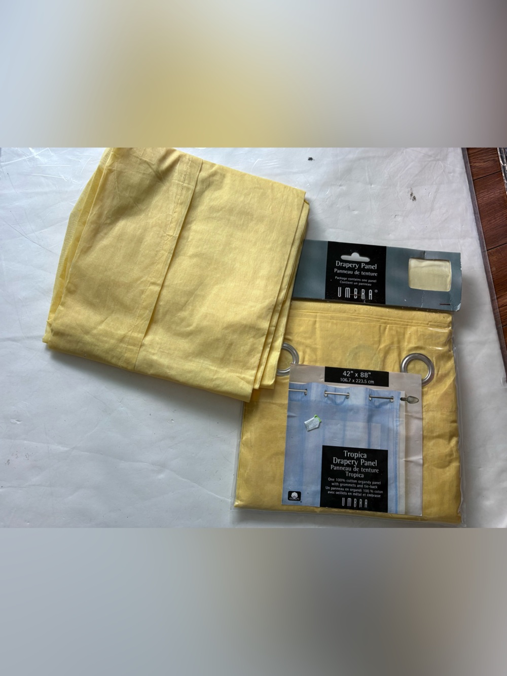 Umbra Yellow Curtain Panel